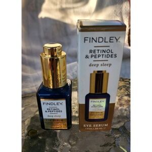 Findley Retinol and Peptides Deep Sleep Eye Serum 1oz 30ml New in Box